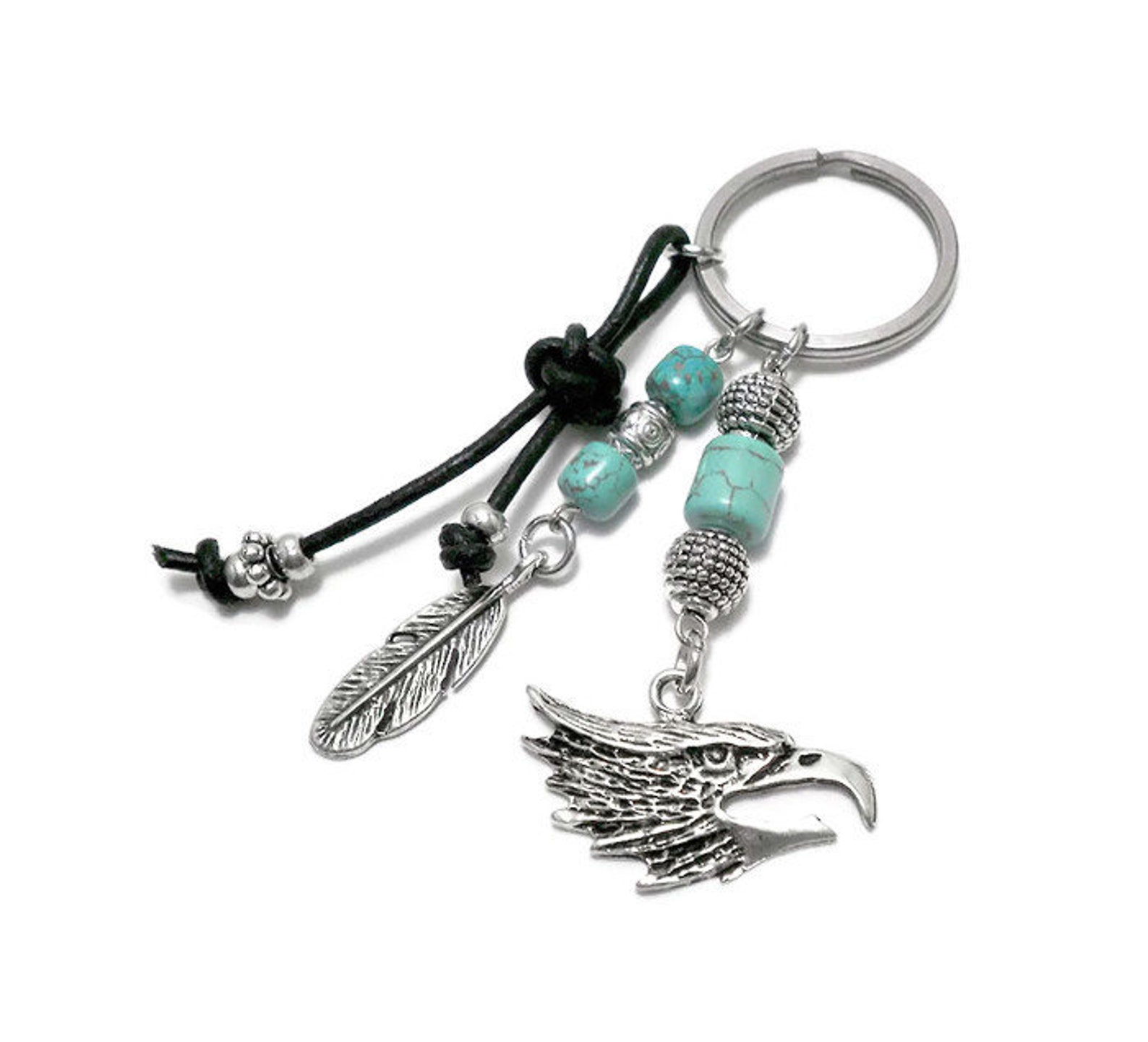 Eagle Keychain Feather Keychain Eagle Key Holder Gift For Etsy 日本