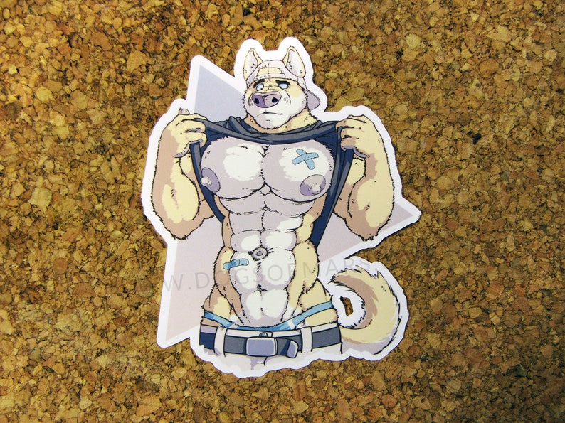 DOGS of MARS Muscle Stickers Einen