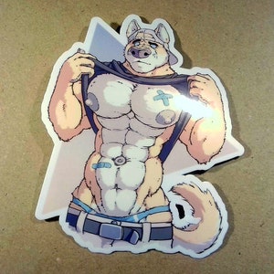 DOGS of MARS Muscle Stickers Einen  (Laminated)
