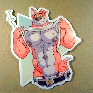 DOGS of MARS Muscle Stickers Bryce (Laminated)