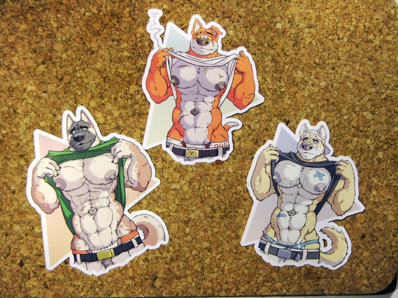 DOGS of MARS Muscle Stickers image 6