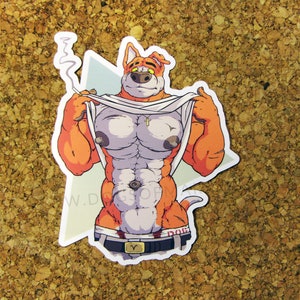 DOGS of MARS Muscle Stickers Bryce