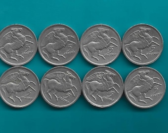 ギリシャ 古代帆船 50ドラクマ1990 カットアウト コイン ネックレス 新品 ken-tc0604-a.jpg