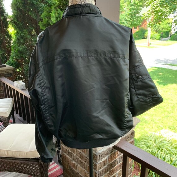 snap on bomber jacket