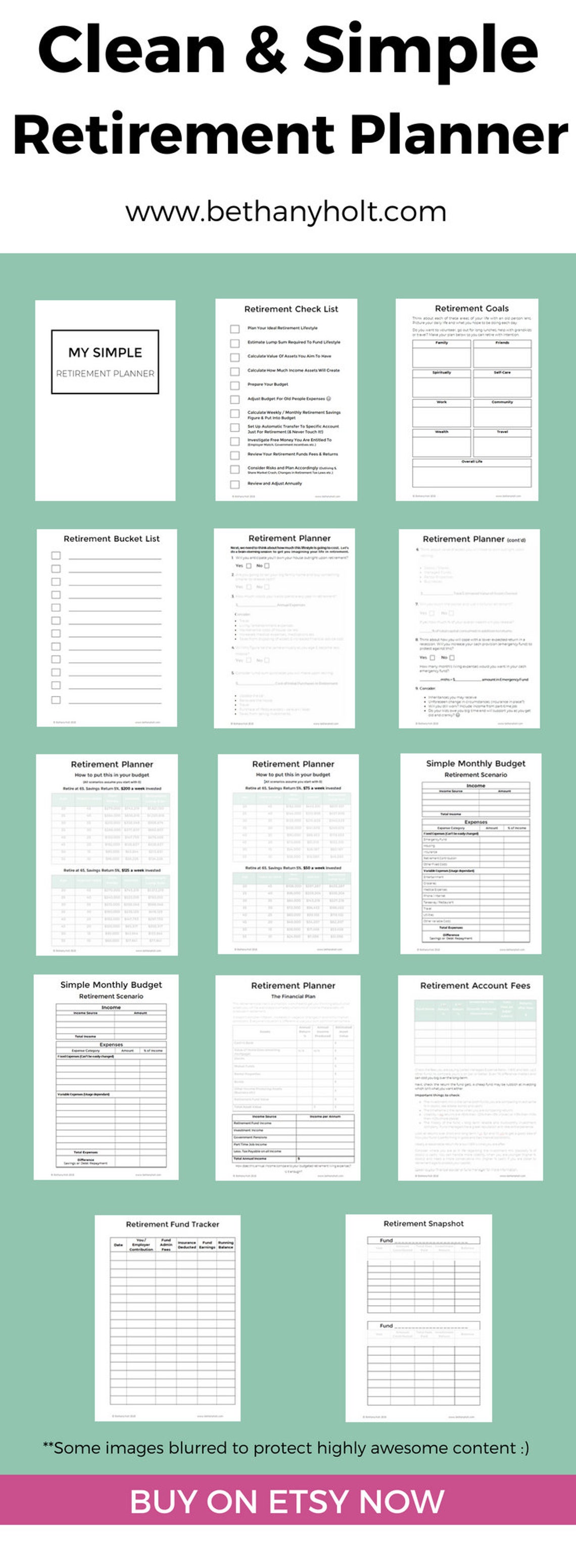 Retirement Planner, Planner Retirement, Financial Planner, Budget