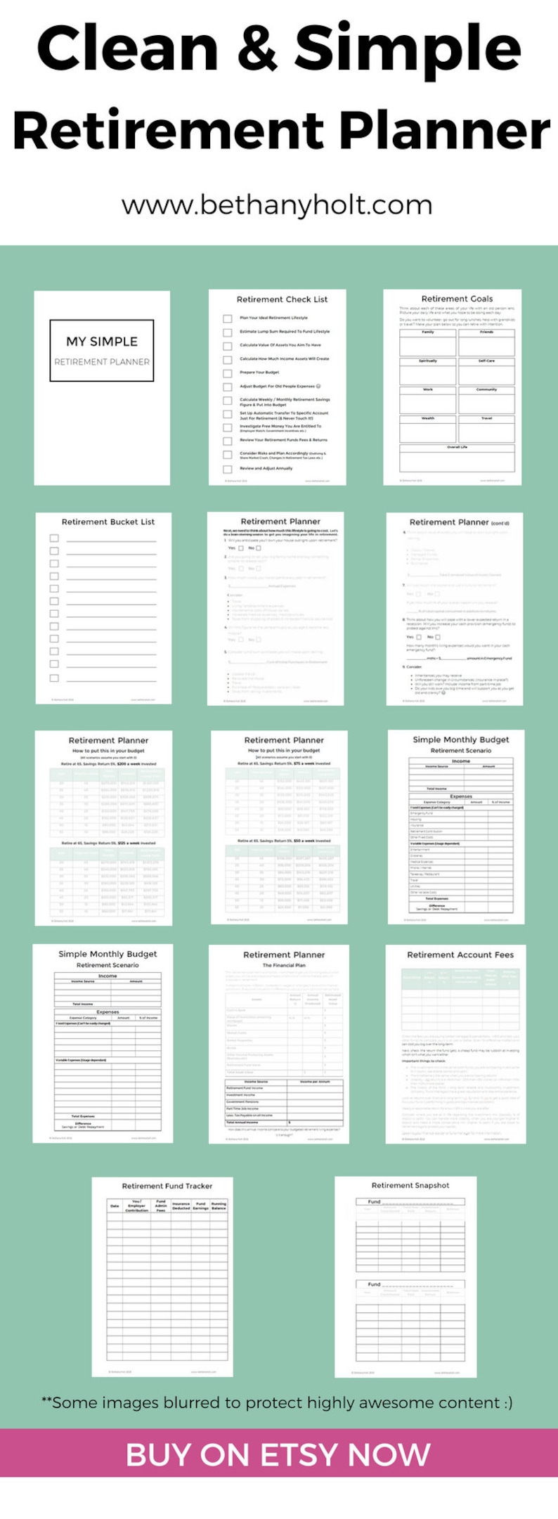 Retirement Planner Planner Retirement Financial Planner Etsy Australia