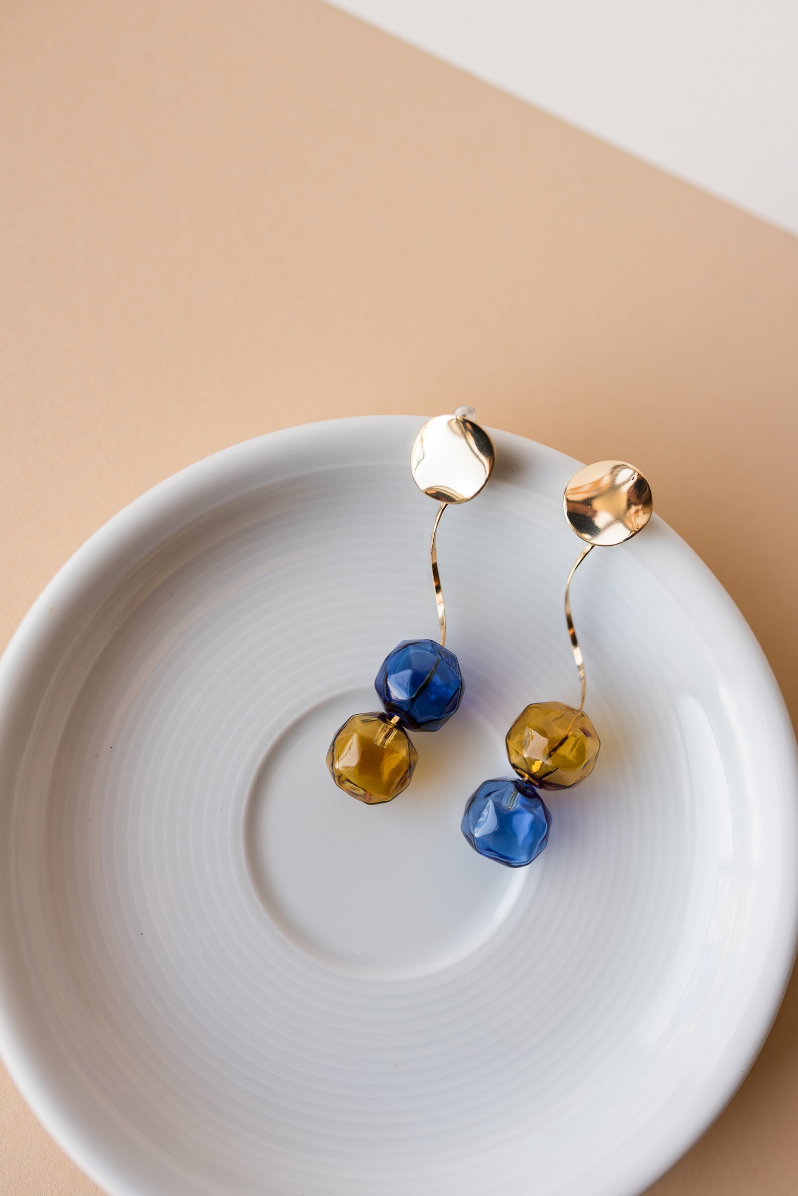 Glass Ball Earrings Handmade Earrings Etsy