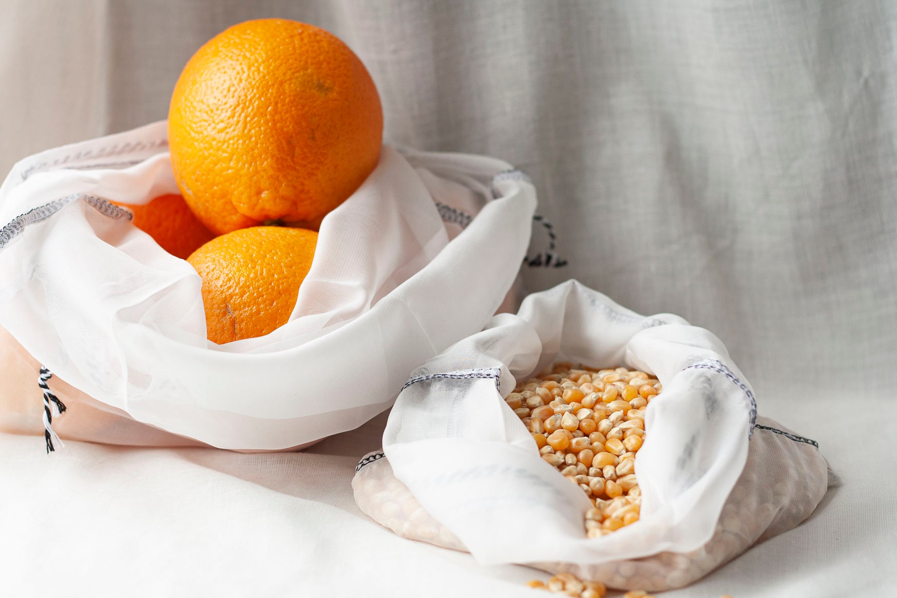 Produire Un Sac à Cordon de Serrage Pour Les Achats Alimentaires/Zéro Déchet en Plastique Substitut 