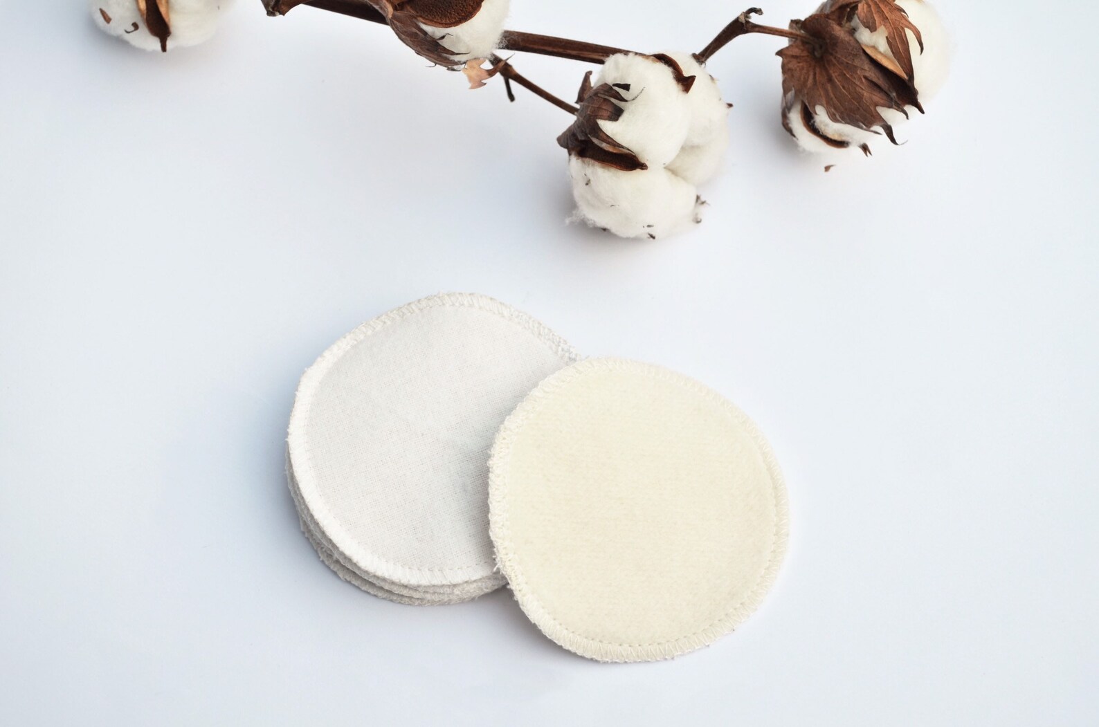 Luxury Reusable cotton pads / Zero waste / organic cotton Etsy