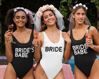 wedding party bathing suits