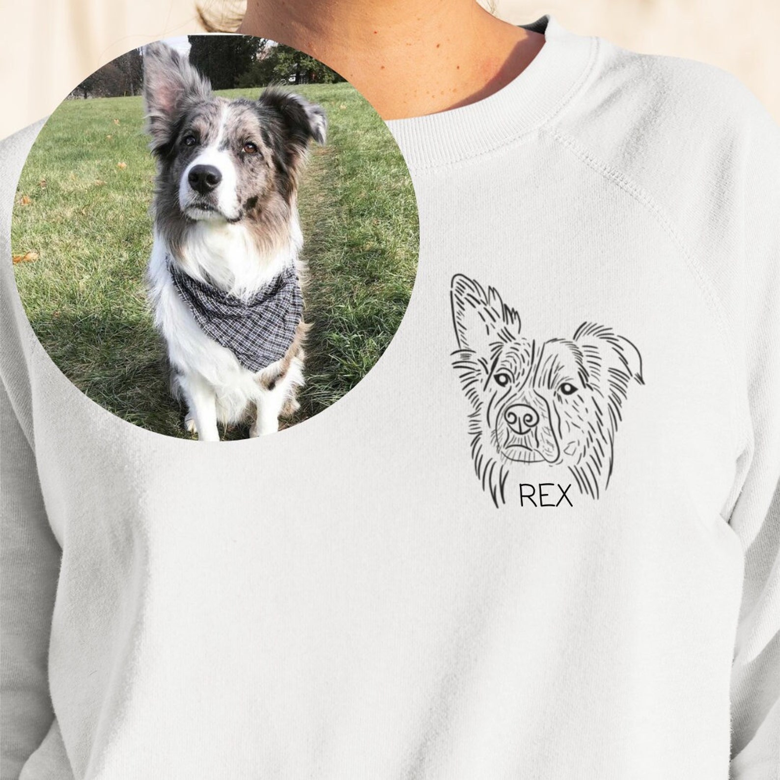 Custom Pet Sweater Custom Dog Wearcustom Dog Sweater Etsy Canada