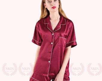 Burgundy Pj Set - Etsy Canada