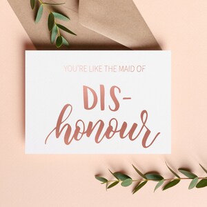 Serez-vous ma demoiselle d’honneur, ma demoiselle de déshonneur, ma proposition de demoiselle d’honneur en papier d’or rose, ma proposition de demoiselle d’honneur, ma fête nuptiale en or rose