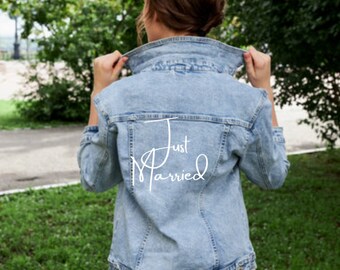 Just Married Jacket - Etsy Israel