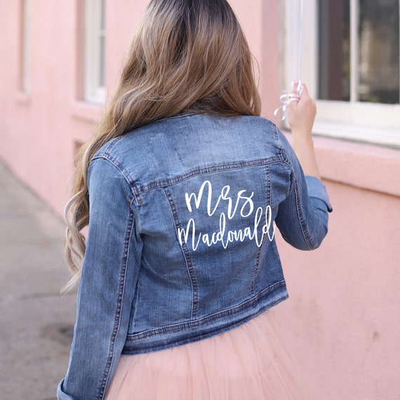 Mrs Jean Jacket Engagement Gift Wedding 