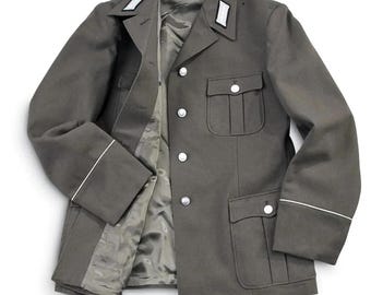 Vintage East German Army Wool Jacket - NVA Military Tunic - Etsy