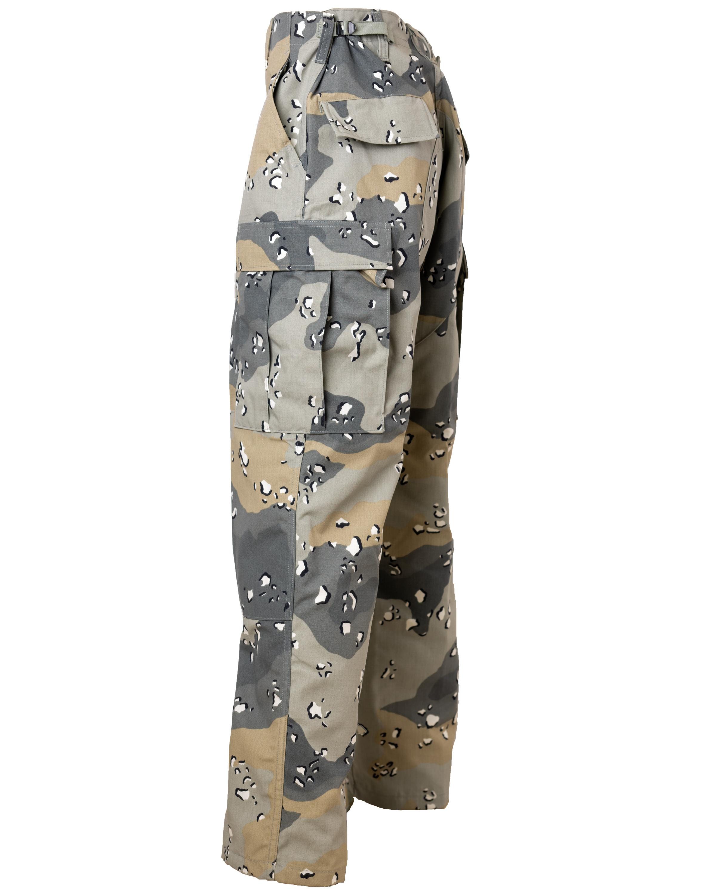 Afghan Border Police Grey Chocolate Chip Camo Pants Rip-stop Size