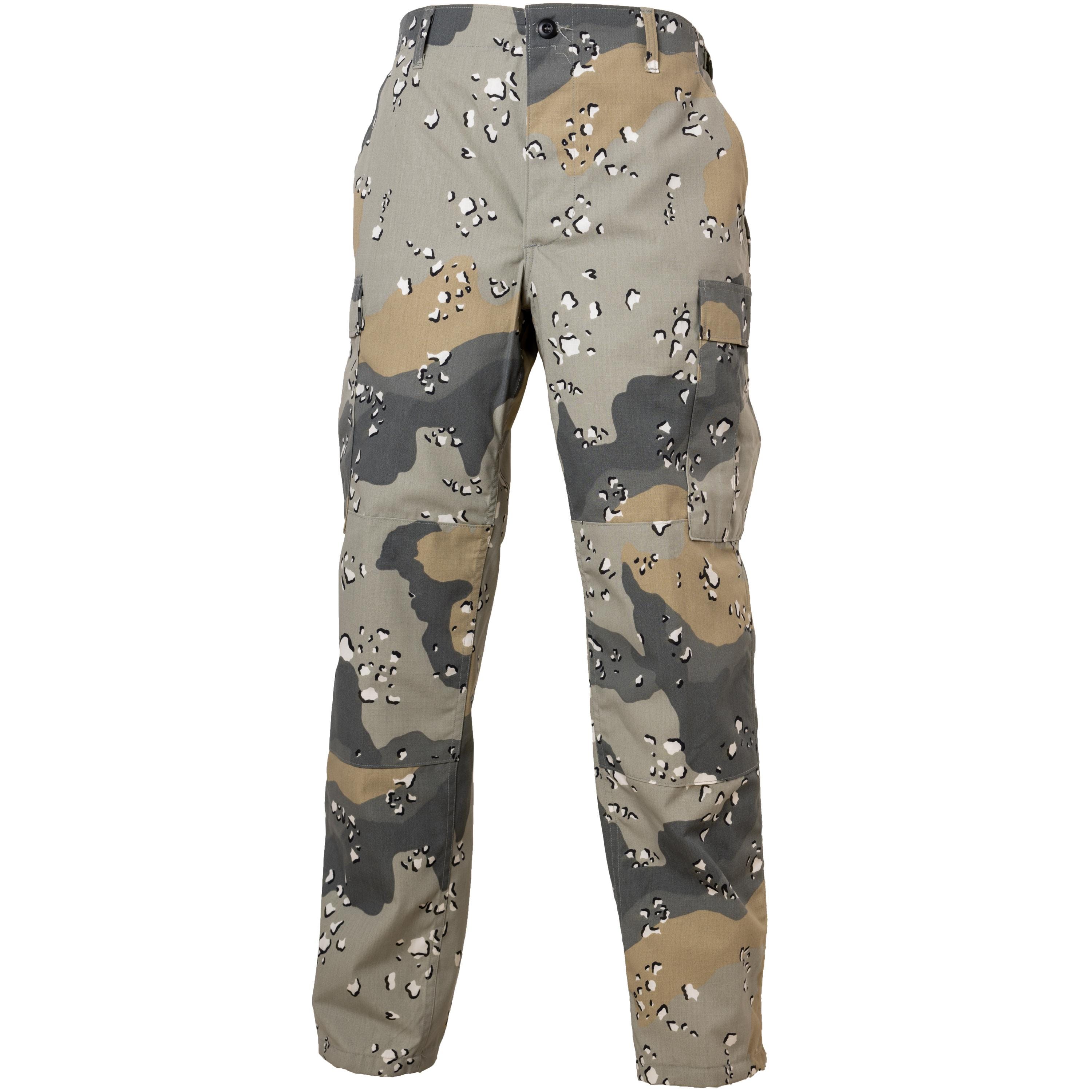 Afghan Border Police Grey Chocolate Chip Camo Pants Rip-stop Size