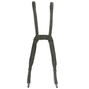 French FAMAS Harness Suspenders. Genuine French Army suspenders