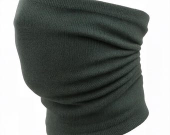 Swiss Military Surplus Wool Neck Gaiter – Gray Cold Weather Face Cover