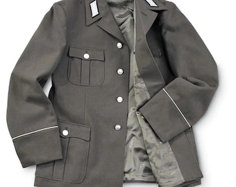 Vintage East German Army Wool Jacket - NVA Military Tunic