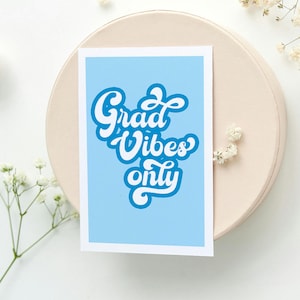 Graduation Card Printable Instant Downloadable Blank Card for Graduate | Blank Congratulations Graduation Half US Letter Printable Card