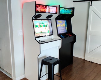 Arcade Cabinet Slim Model With Thousands Of Retro Games Etsy