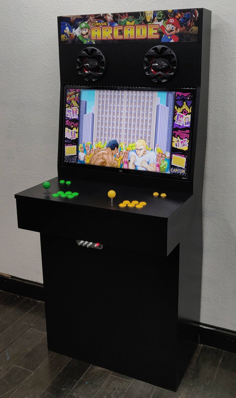 4 Player Arcade Cabinet With Thousands Of Retro Games Etsy