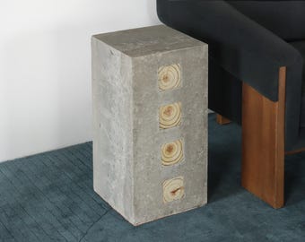 Monolith Block End Table — Where Weight Becomes Presence and Strength Defines Style.