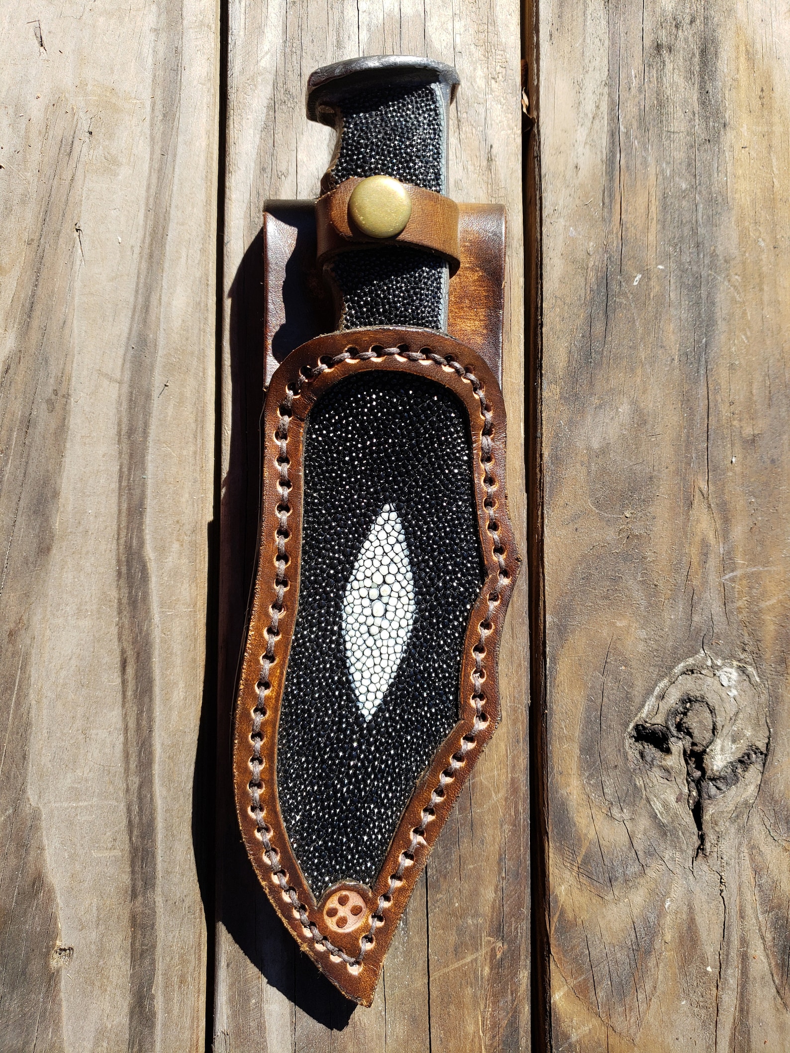 Stingray Knife & Sheath Set Etsy