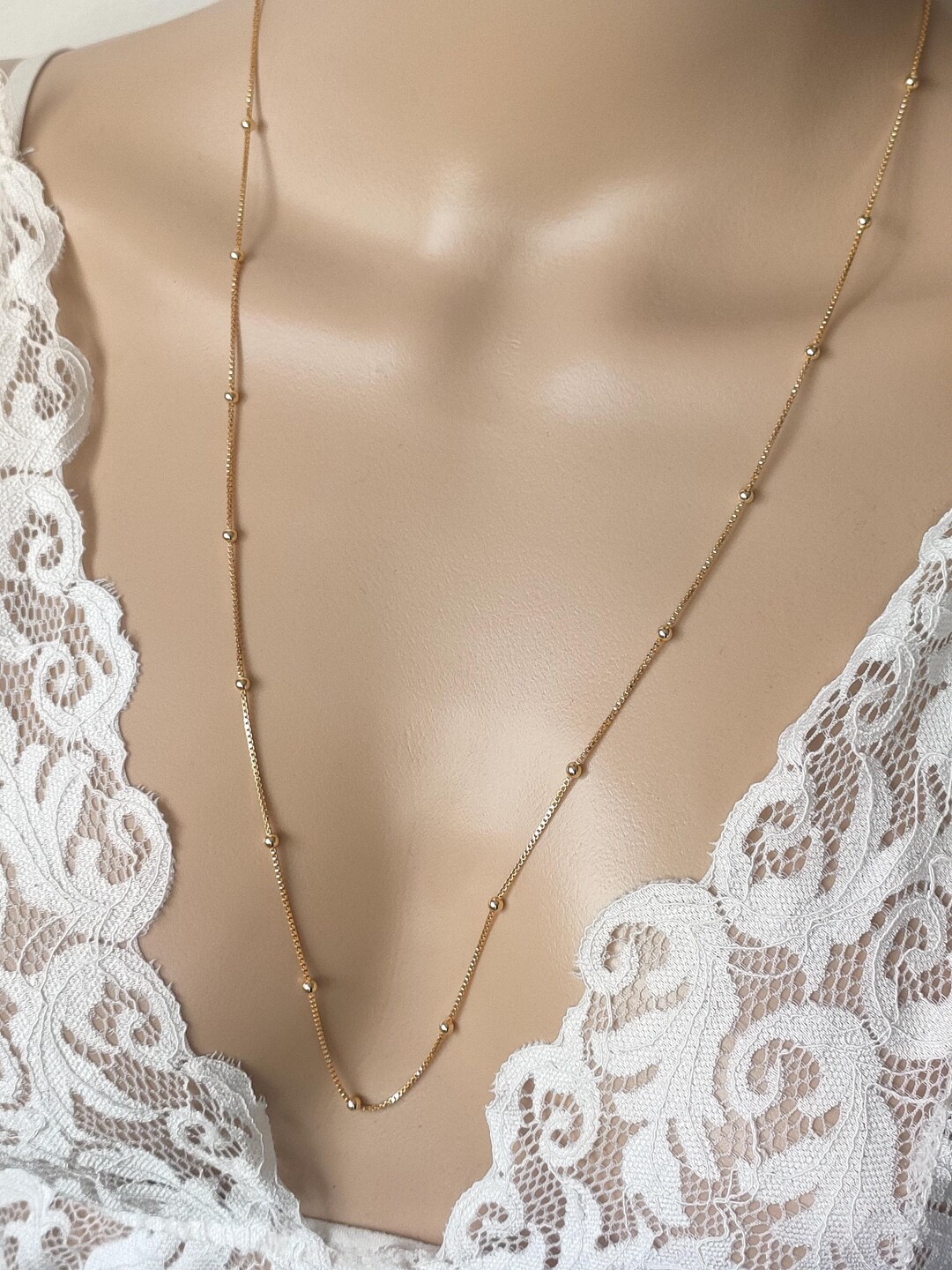 Collier En Argent Plaque Or Thanina Bijoux - Chaîne Plaquée Or Jaune, Neuf Avec étiquettes