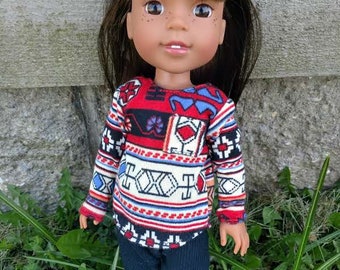 Tunic and Leggings for Wellie Wishers Dolls
