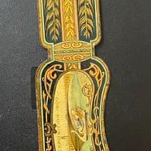 Antico tagliacarte del 1900 in pieno stile liberty art nouveau