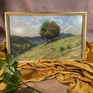 Splendido quadro. Dipinto a pastello su carta 25 x 39