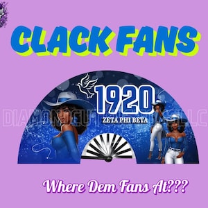 Zeta Phi Beta Clack Fans