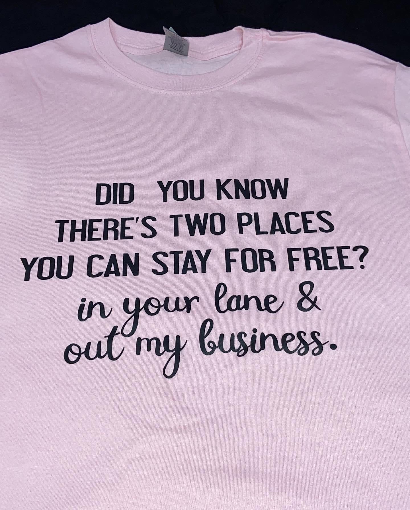 Did You Know?/stay in Your Lane/mind Your Business/funny Shirts - Etsy