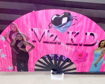 Custom Clack Fans/Birthday/Wedding/BabyShower/Graduation/Prom/Any Occasion