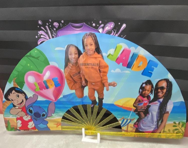 Custom Clack Fans/Birthday/Wedding/BabyShower/Graduation/Prom/Any Occasion