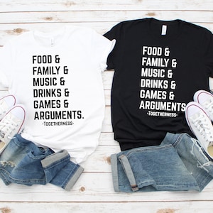 Camisas divertidas para la familia/ Noche de juegos en familia
