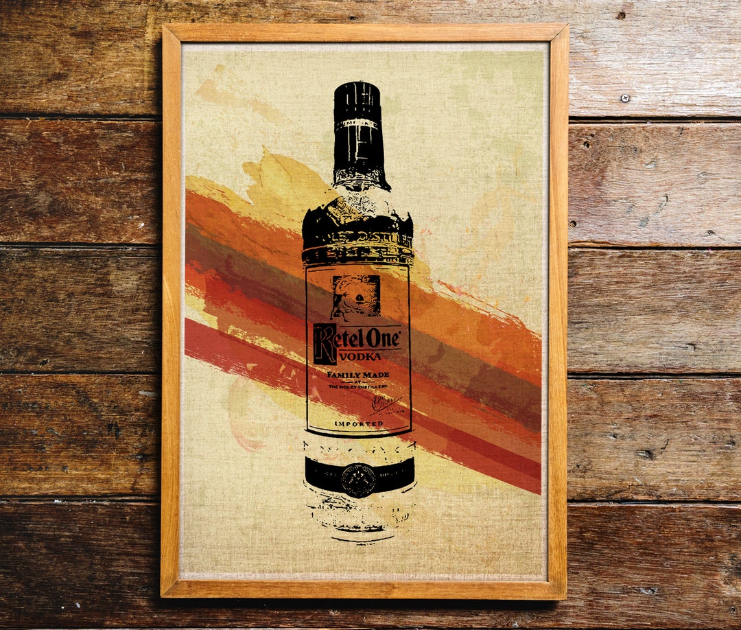 Kettle One Vodka Bottle, Digital Download - Etsy
