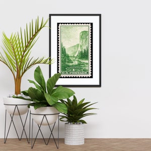 Yosetime Vintage Stamp, Digital Download, Wall Art