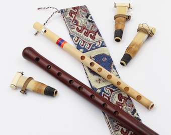 Armenian abricot wood Duduk + 3 reeds + case new from Armenia Hand made apricot wood pro duduk A oboe flute music woodwind