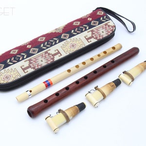 Armenian Duduk, Professional, reeds and case for duduk, Handmade apricot wood, pro duduk A oboe flute balaban Woodwind musical Instrument