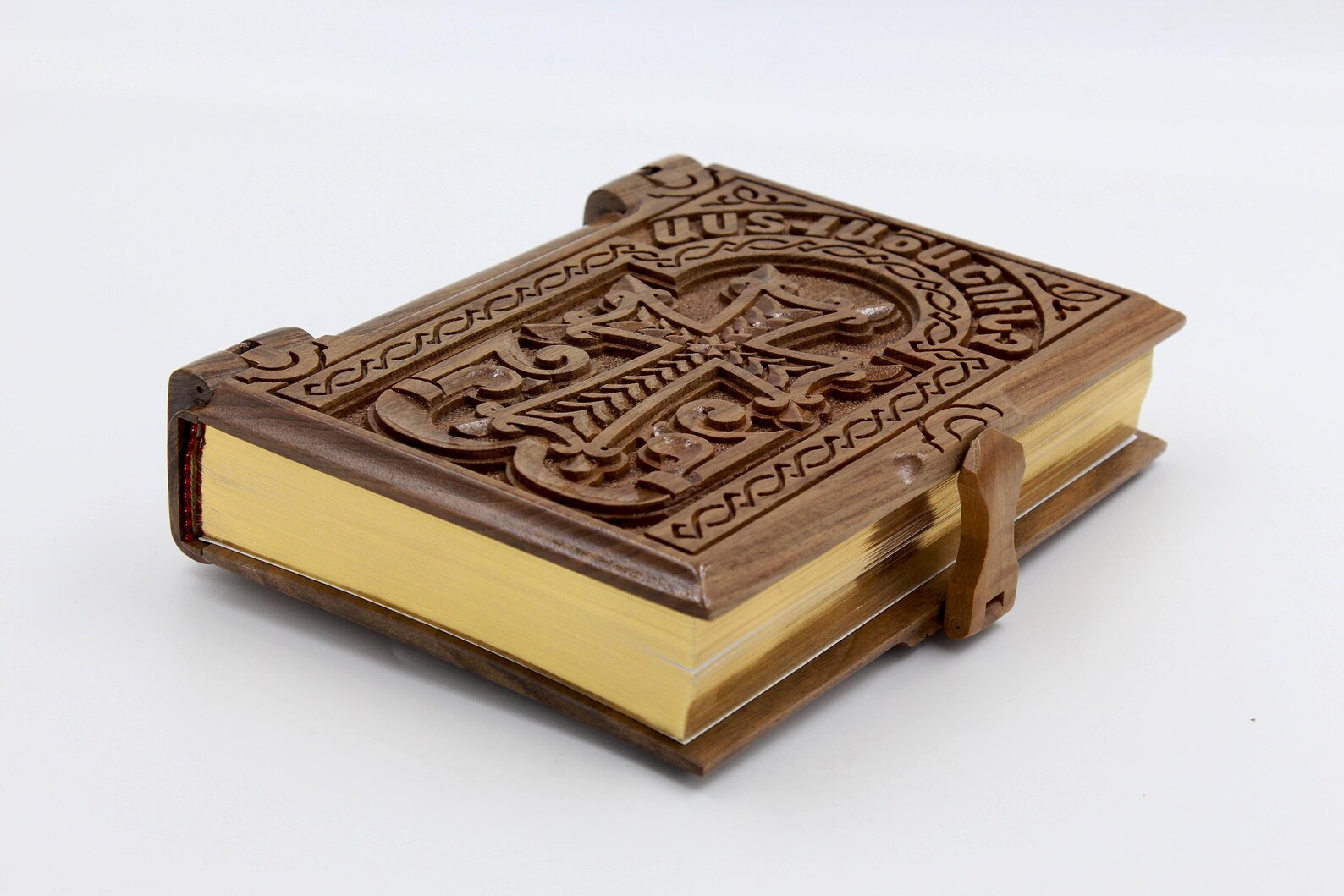 Holy Bible Wood cover English Holy Bible Handmade walnut | Etsy