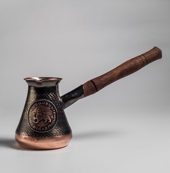 Copper Coffee Pot Maker, Jazzve, Cezve Ibrik, Armenia Jezve Jazve