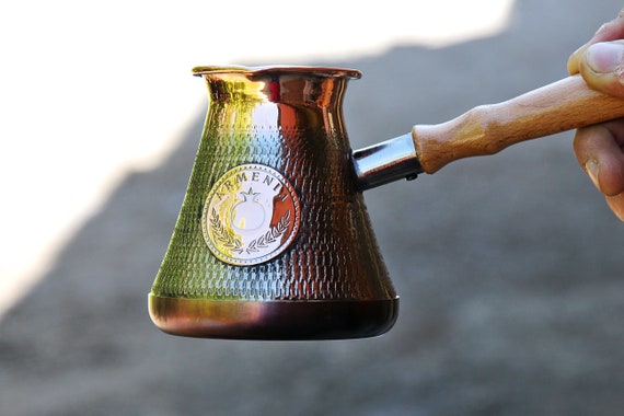 Induction Jezve Copper Coffee Pot Maker Cezve Ibrik Armenia Jazve
