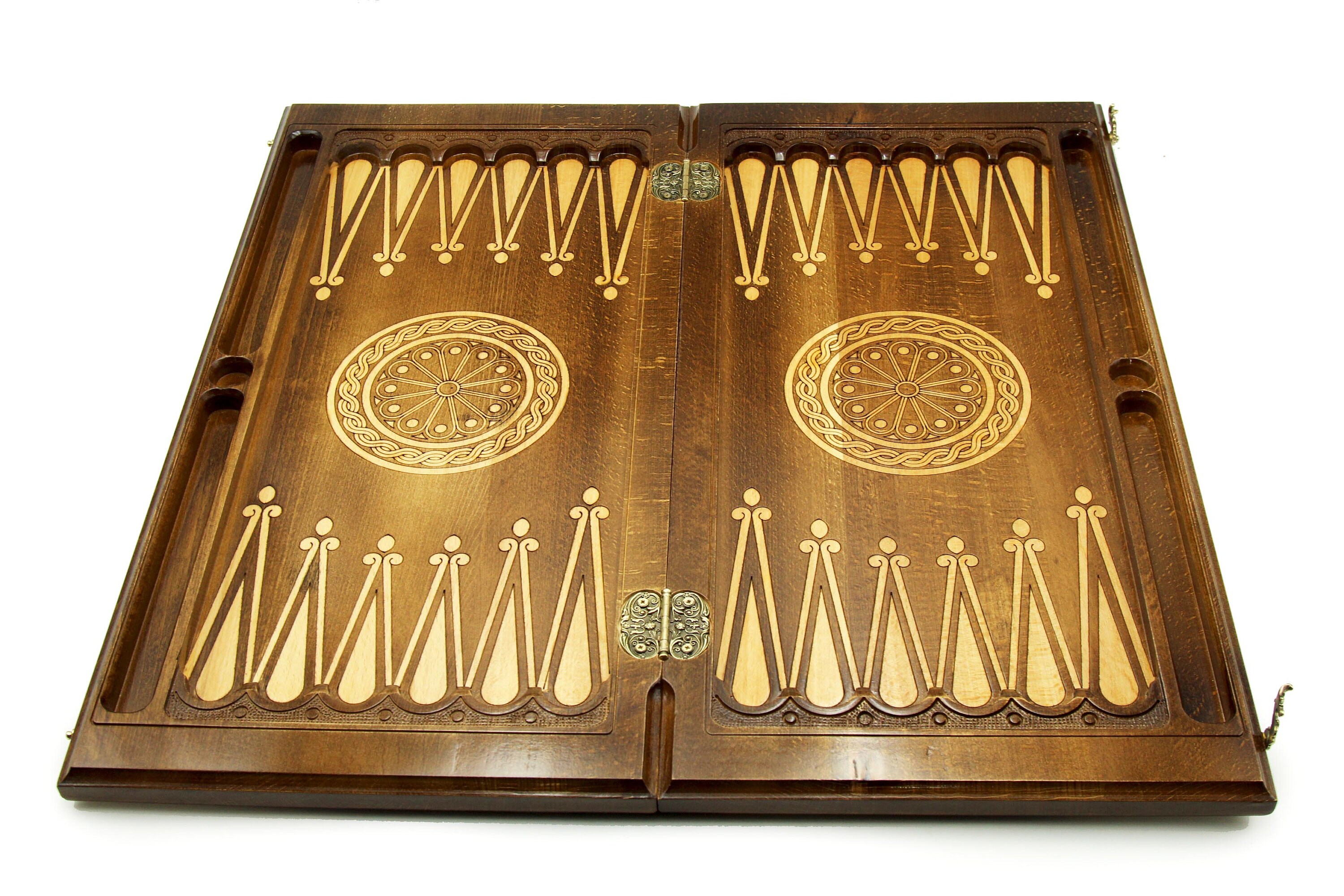 Assyrian Backgammon Wooden BACKGAMMON SET, Personalized Board Game Wood ...