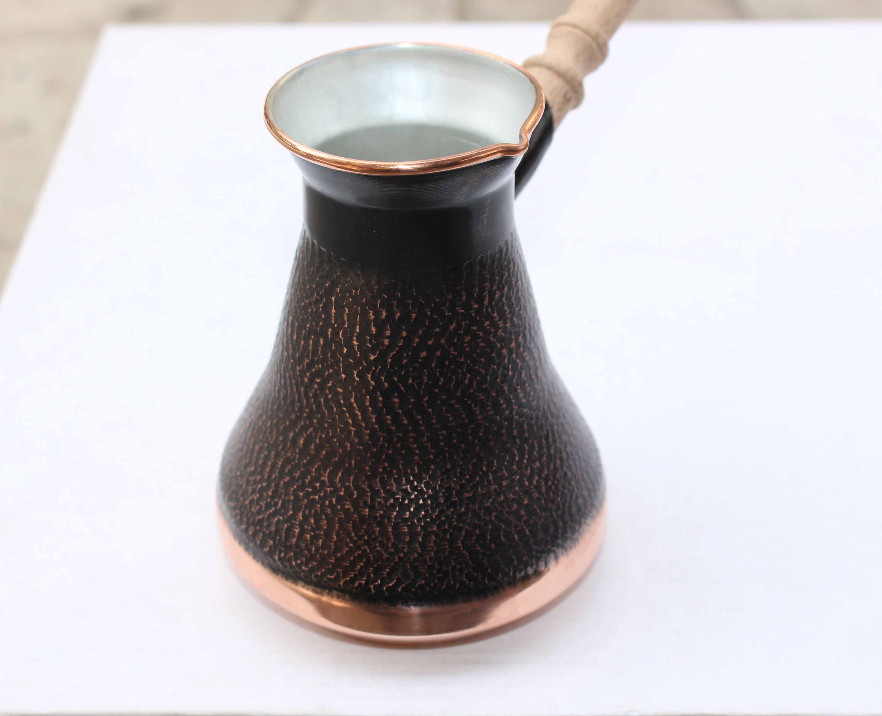 6-7 Cups 100% Copper ARMENIAN TURKISH COFFEE POT MAKER CEZVE IBRIK