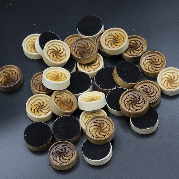 Armenian BACKGAMMON Chips BOARD GAME Chips Wooden Chips Armenia Wood Nardi Chips Nardy jeux dés