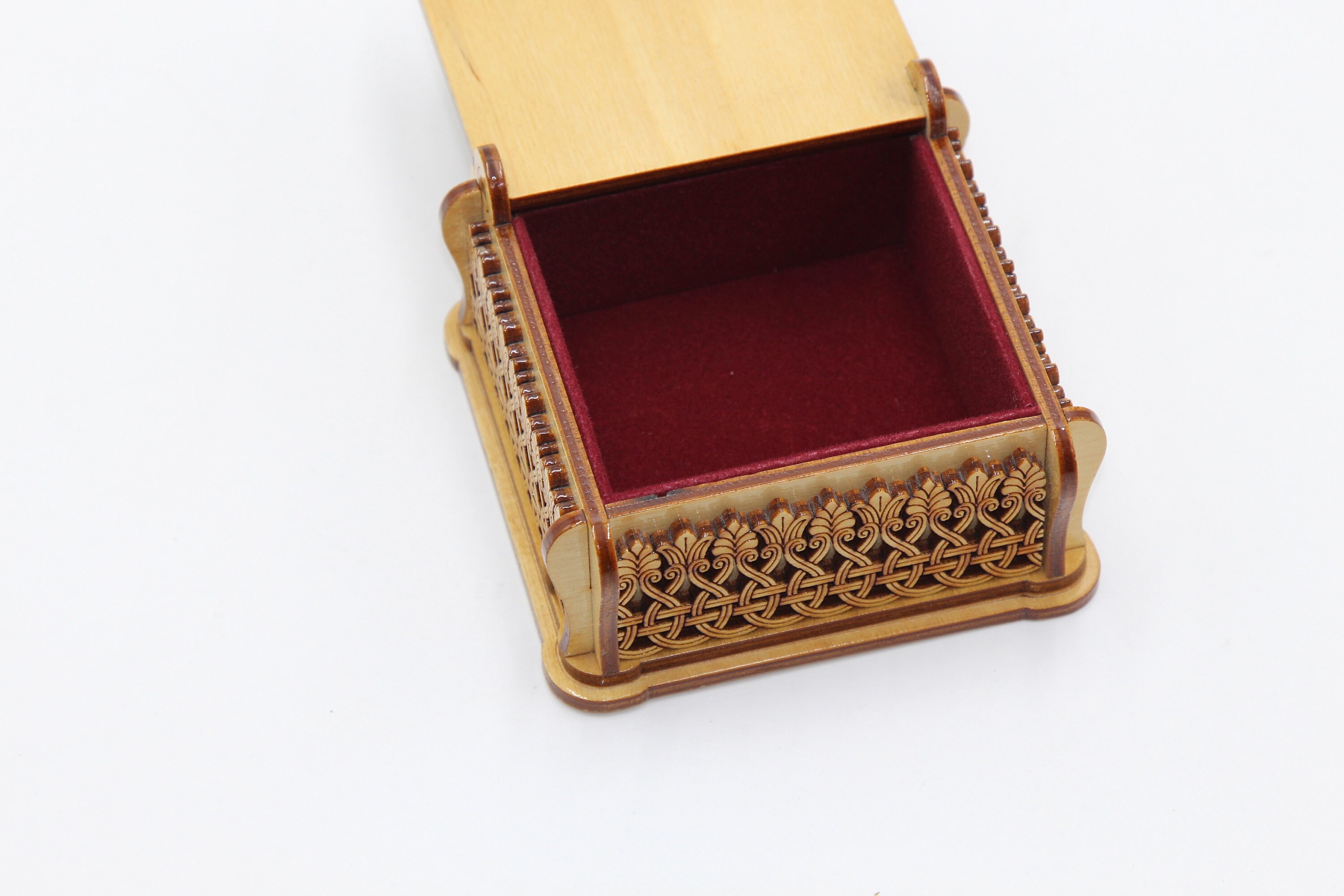 Nice Jewelry box for gift carved woodcarving handmade jewelry Etsy